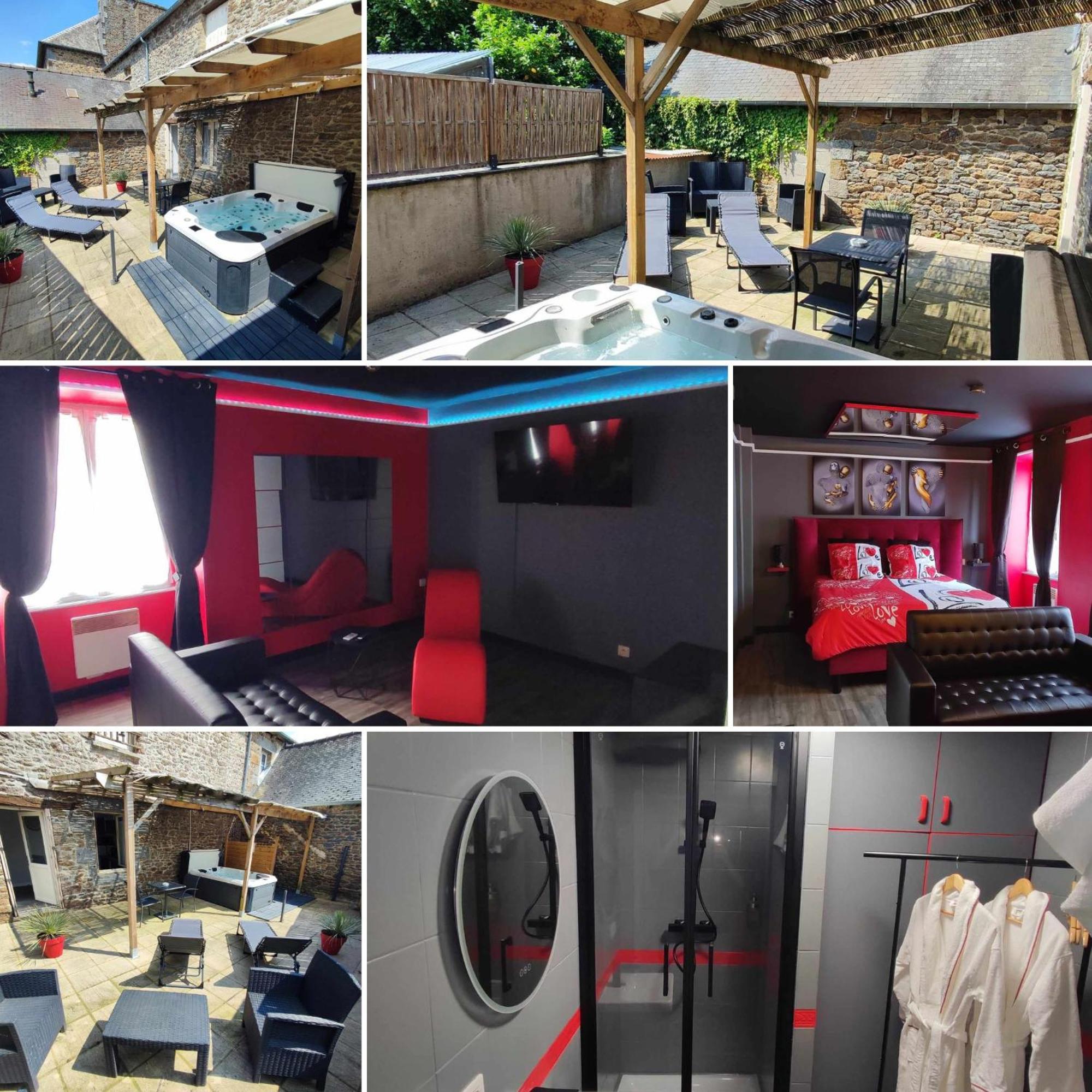 Jacuzzi 2/4 Pers Avec Terrasse Aménagée